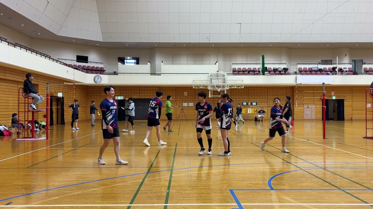 3/1 ファミリーバレー大会 vs 神聖排球部②
