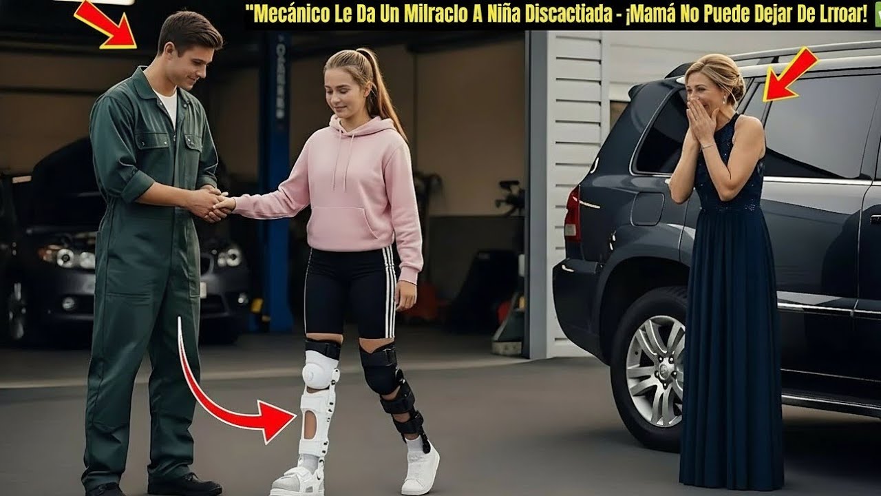 Un mecánico pobre le da un milagro a la hija discapacitada de un multimillonario ¡y rompe en llanto 