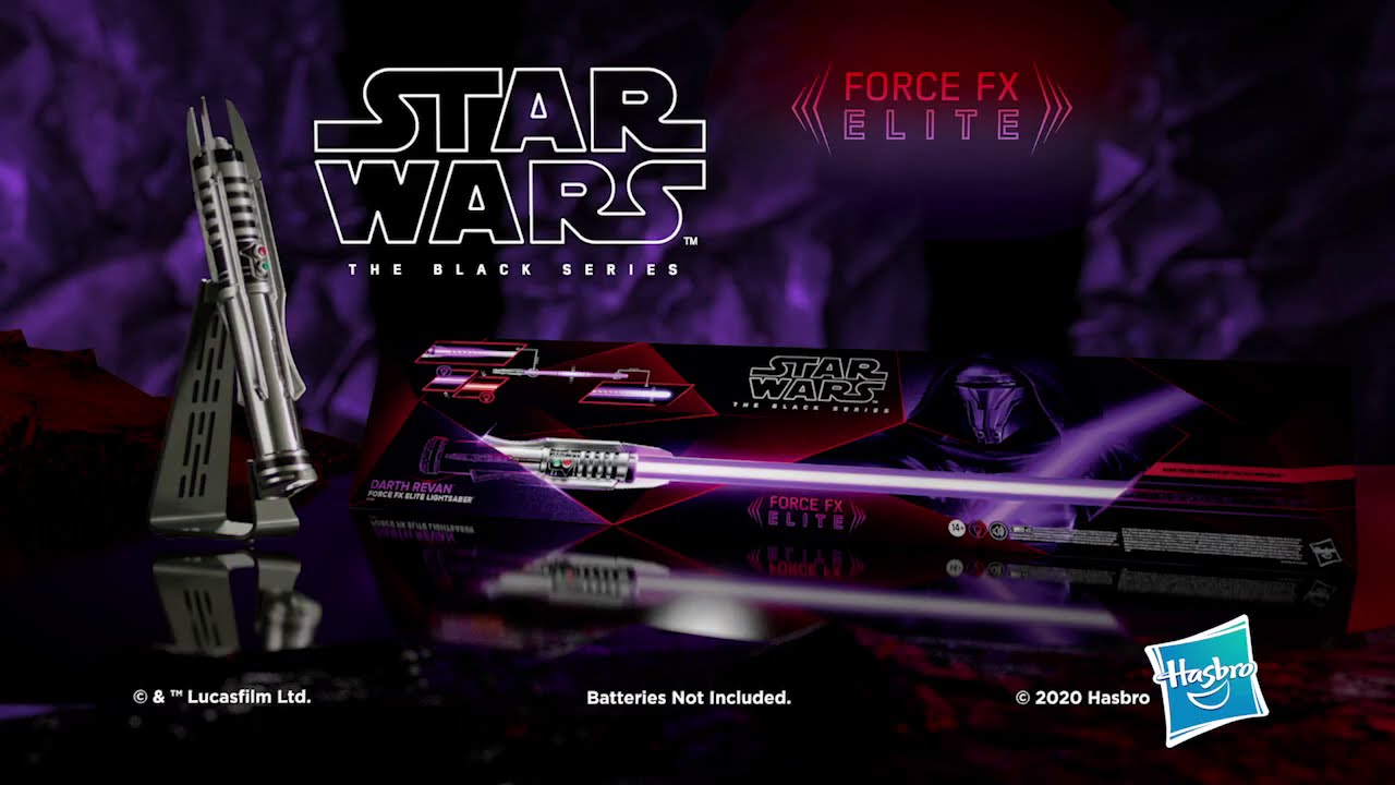 Star Wars The Black Series Darth Revan Force FX Elite Lightsaber