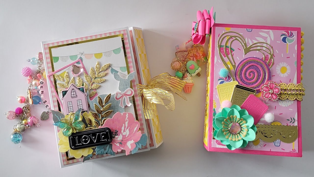 Mother's Day Swap Embellishments Book Box Tutorial Inspired by @CutesyShelf