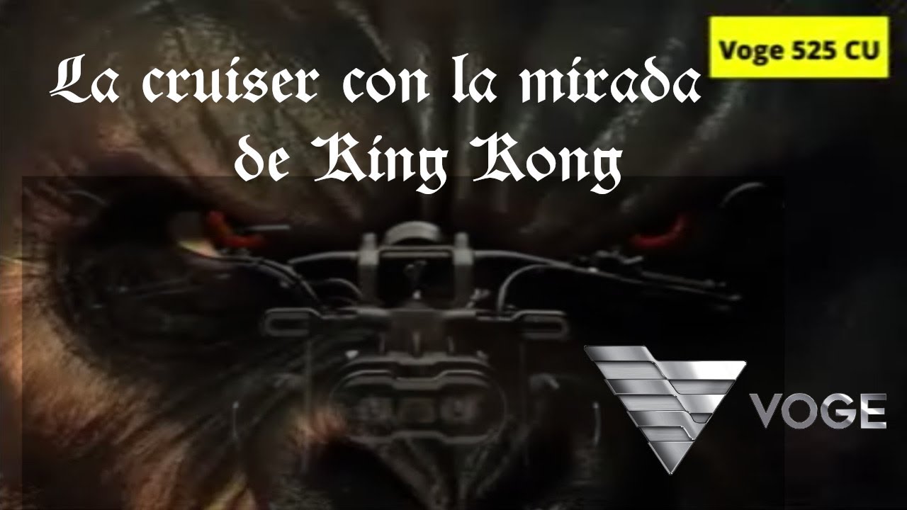 Voge525cu la cruiser con la mirada de king kong