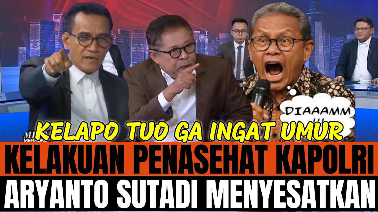 SERING MENYESATKAN PUBLIK PENASEHAT KAPOLRI RASA TERMUL DIPROTES NARASUMBER