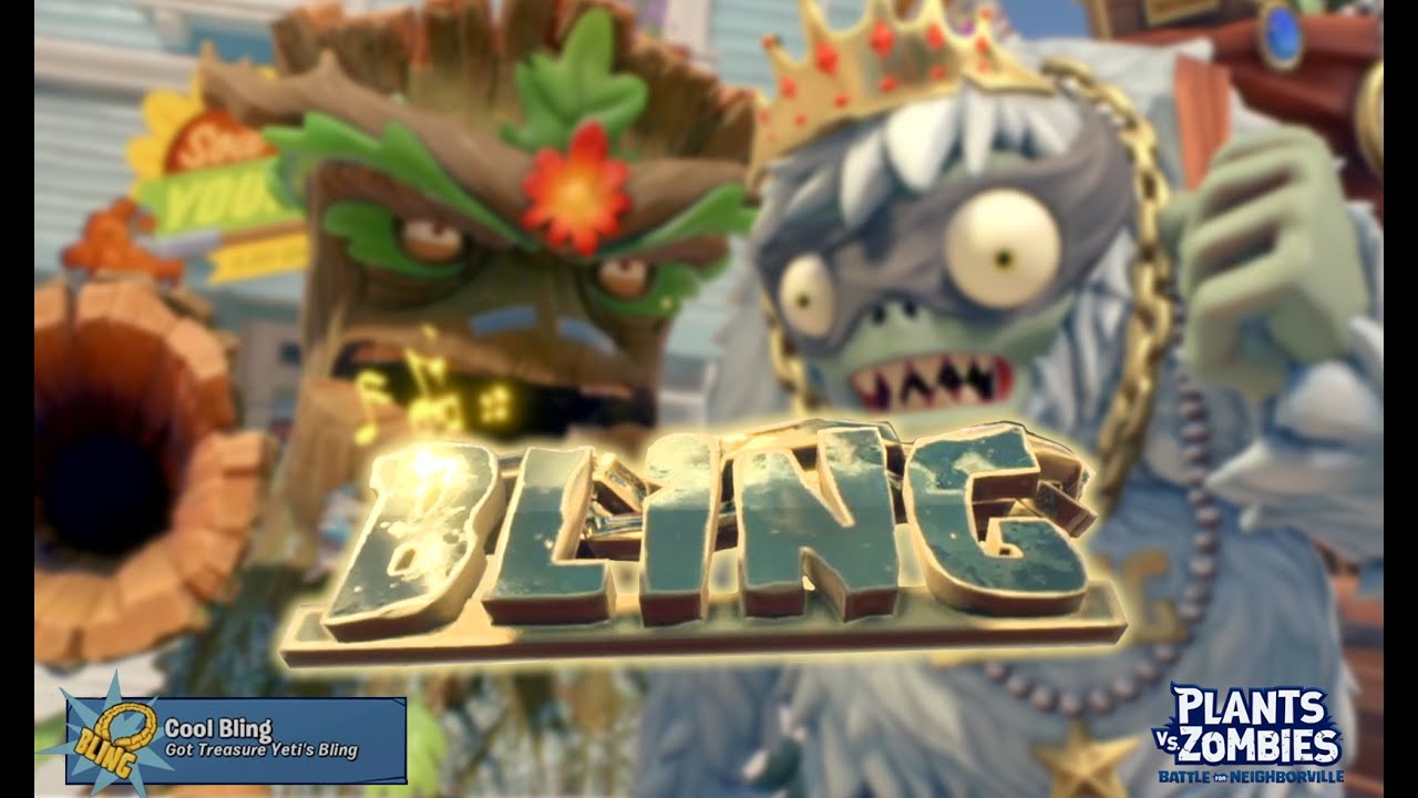 Rescue Acorns - Yeti's Bling  - Quest**I Treasure You**- Plants vs Zombies - BFN