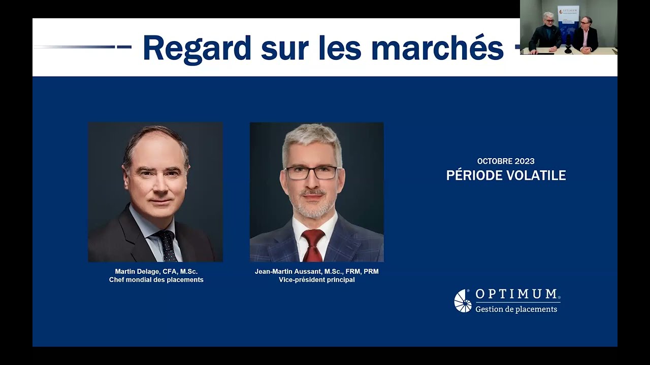 Capsule économique - Regard sur les marchés - Période volatile