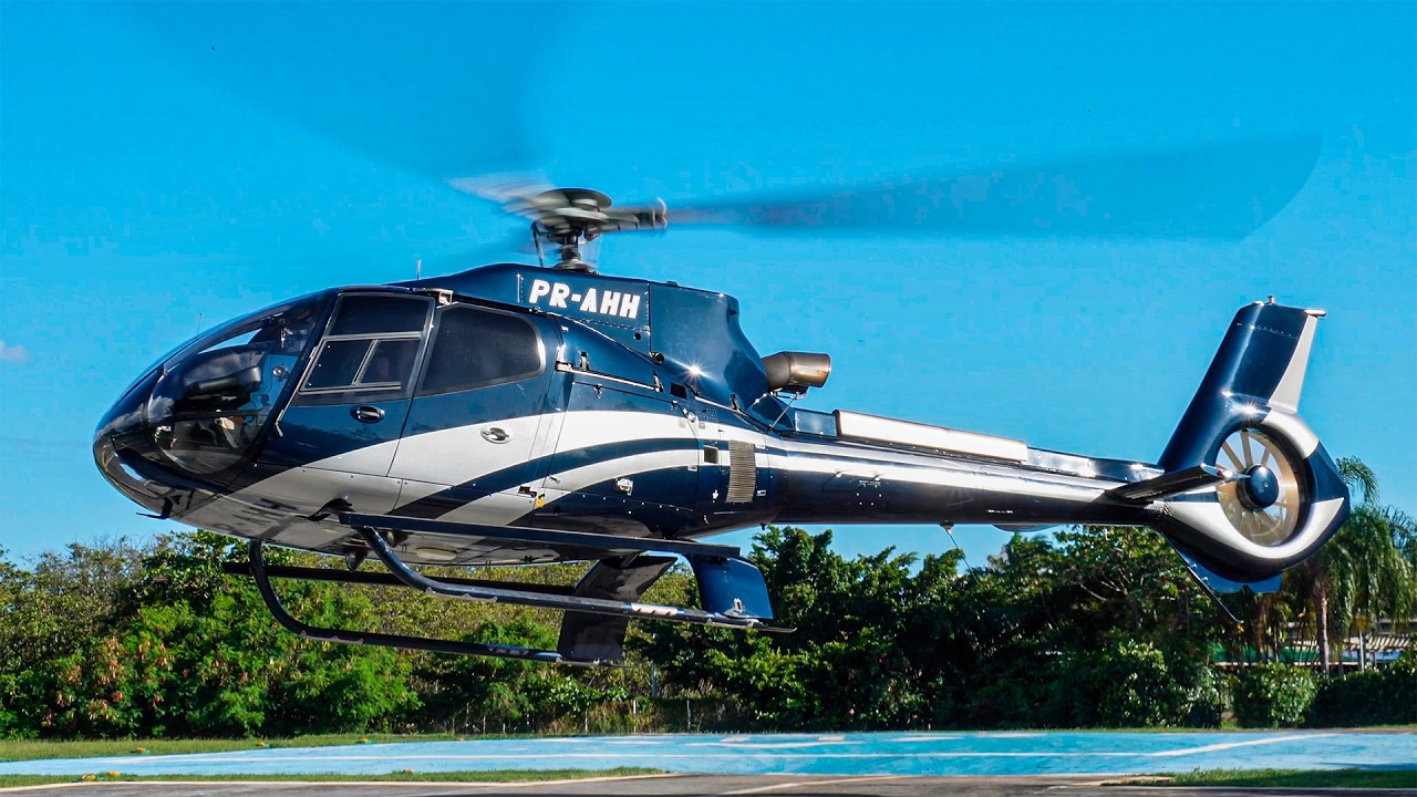 VIP Helicopter Action - Airbus H120 Colibri & H130, Bell 429 & 206L4 LongRanger