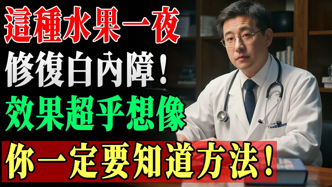 別再狂吞葉黃素！醫生揭示：睡前吃這「天然眼藥水」，眼睛一夜回春，視力清晰如雷射！ #護眼食物 #視力模糊 #老花眼 #白內障 #眼睛保養 !