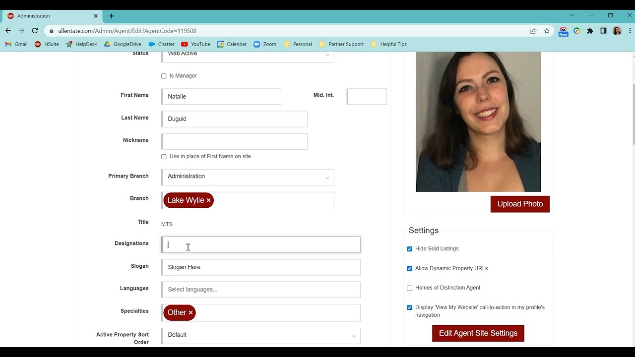 Adding Designations and Distinctions