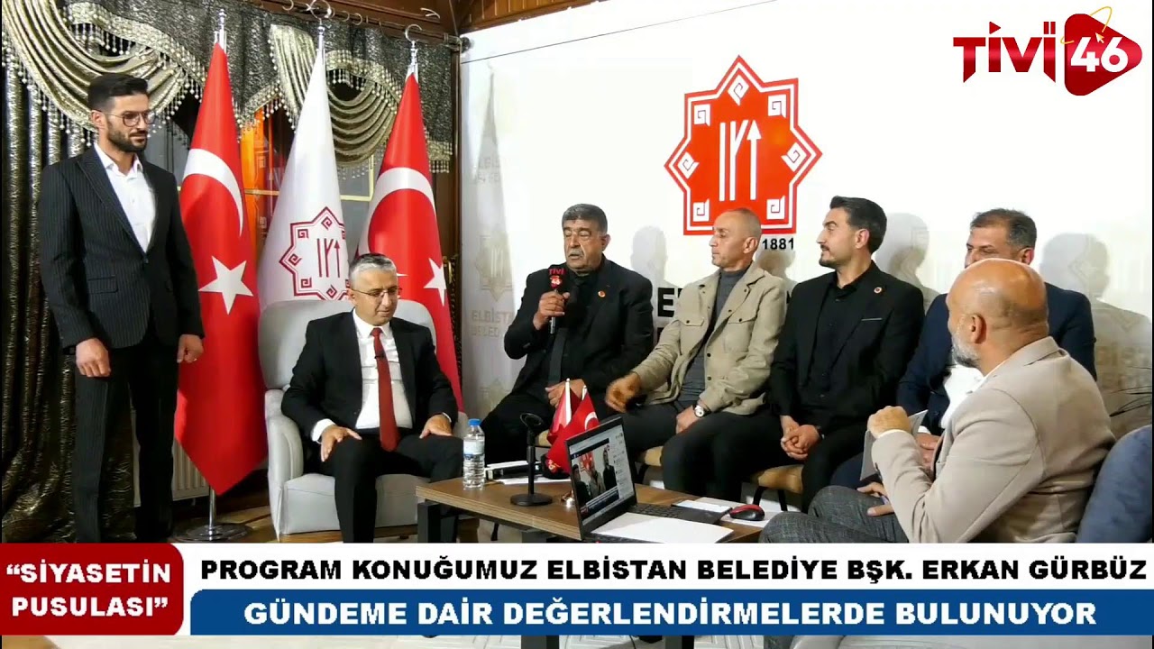 PROGRAM KONUĞUMUZ ELBİSTAN BELEDİYE BAŞKANI ERKAN GÜRBÜZ GÜNDEME DAİR DEĞERLEDİRMELERDE BULUNUYOR