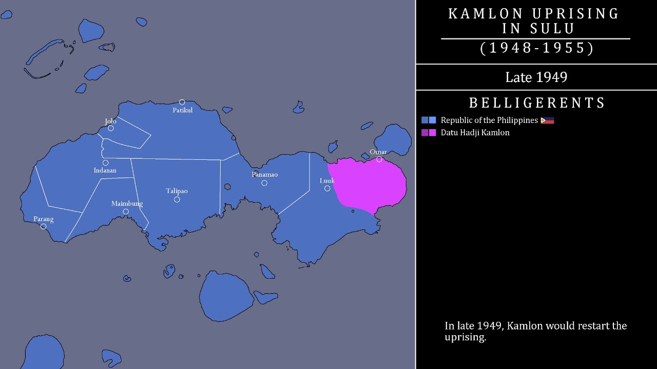 Kamlon Uprising in Sulu (1949-1955)