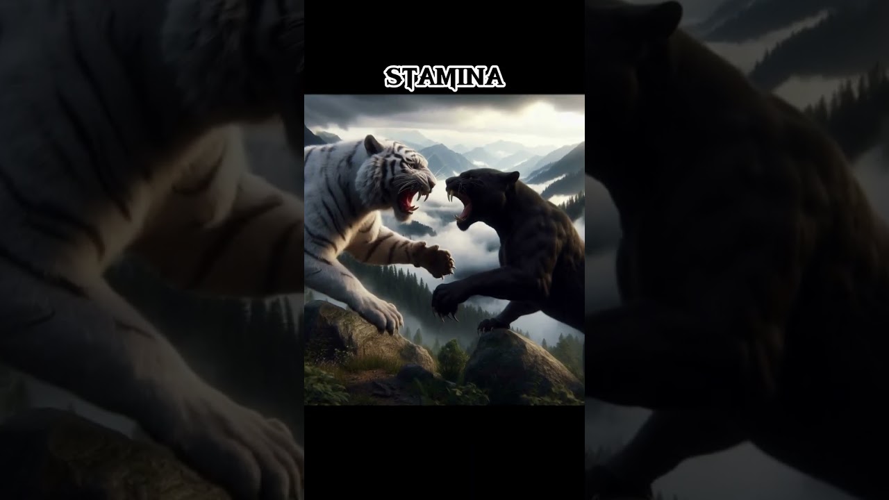 White Tiger vs Black Panther! Who Will Win?