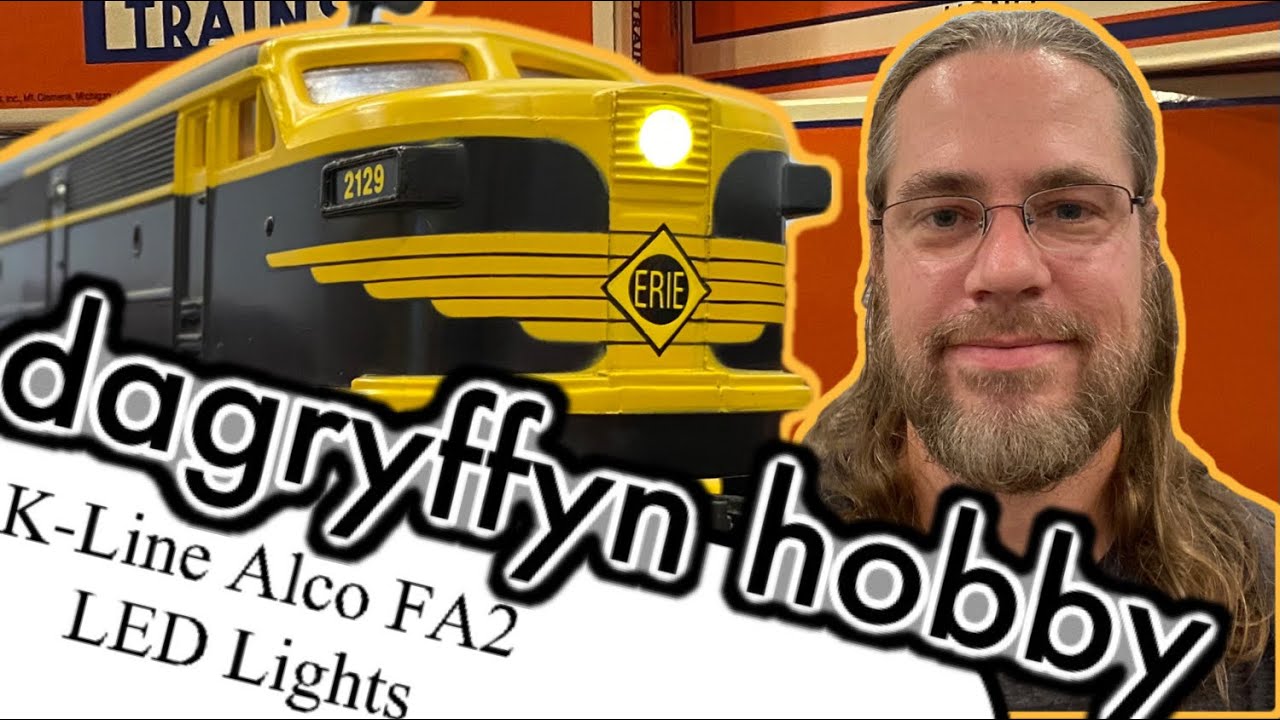 K Line Erie Alco FAs - LED Headlight Installation- O Gauge Train Tech and Repair