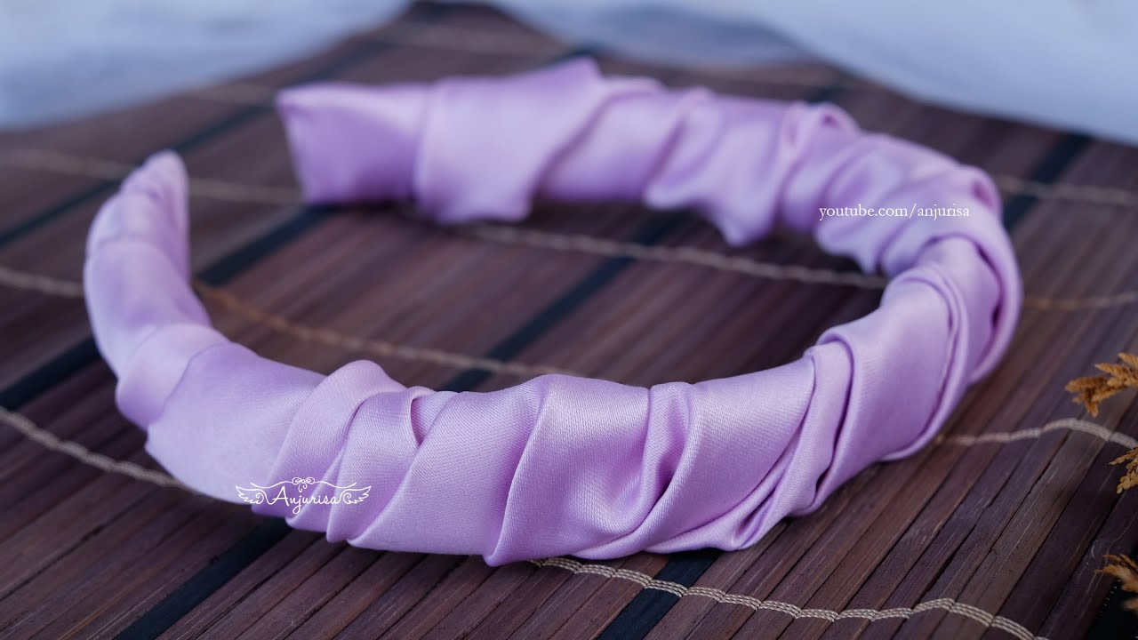 Elegant Silk Headband Tutorial 🥰 Spiral Twisted Headband Pattern