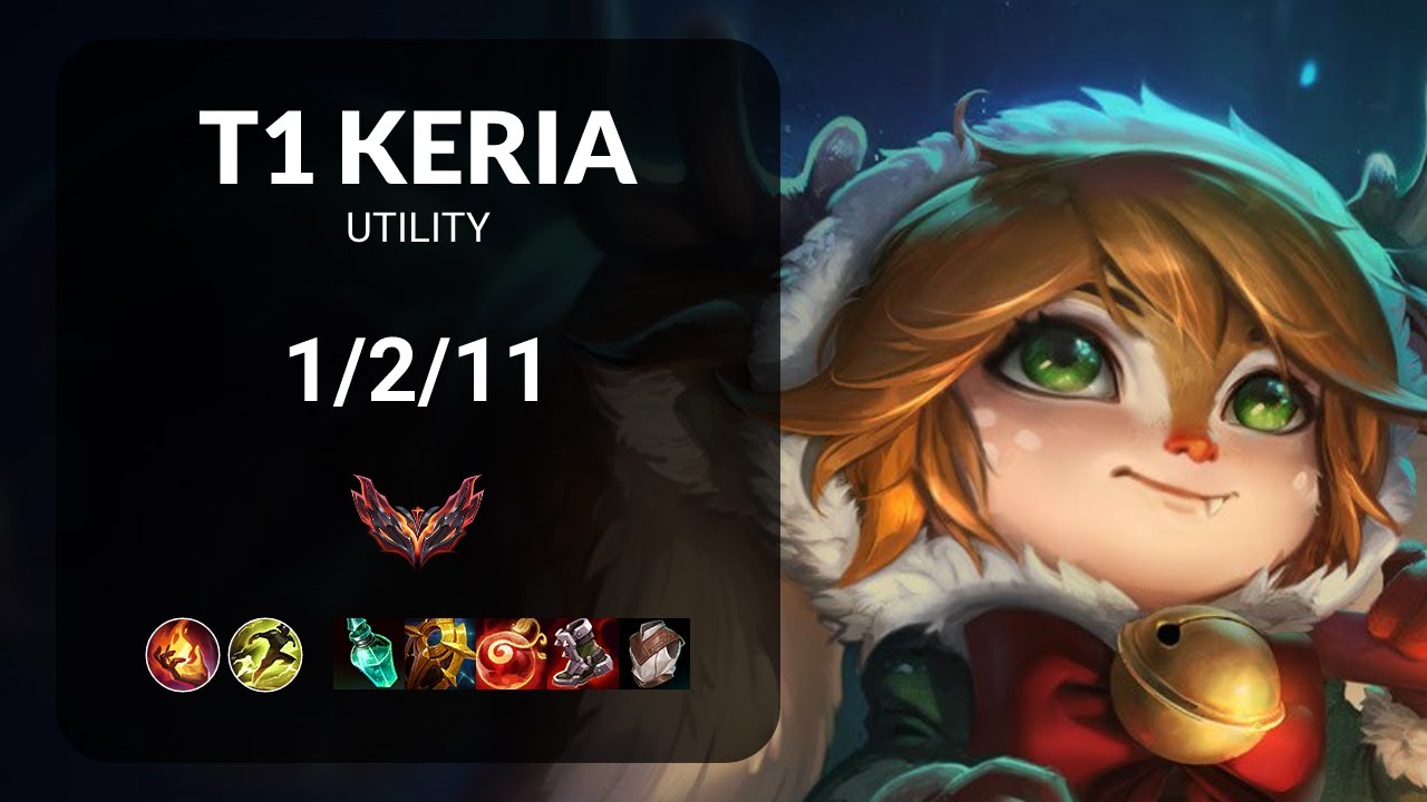 T1 Keria Poppy vs Nautilus UTILITY - KR GRANDMASTER Patch 15.12