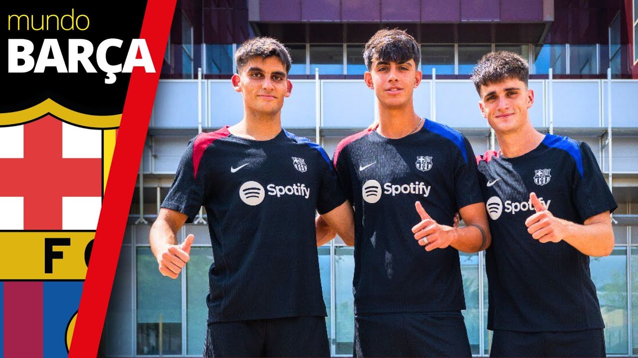 BARÇA | Gerard Martín, Marc Bernal y Pau Víctor: 