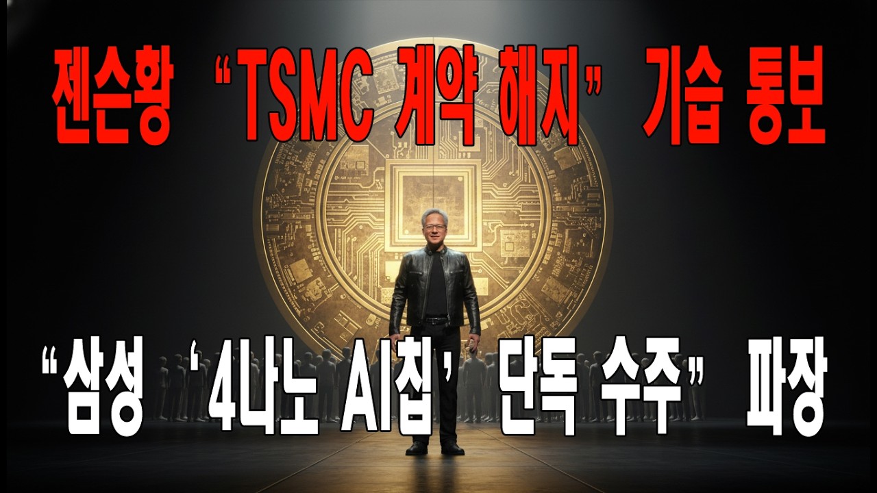 🔔《뉴스콜》🔔젠슨황 “TSMC 계약 해지” 기습 통보