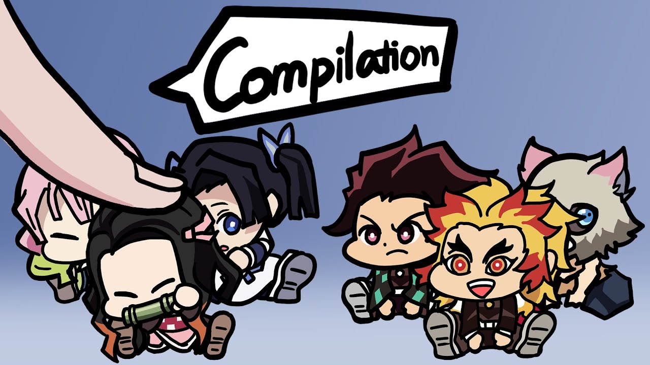 Anime Chibi Demon Slayer vs Finger | Compilation