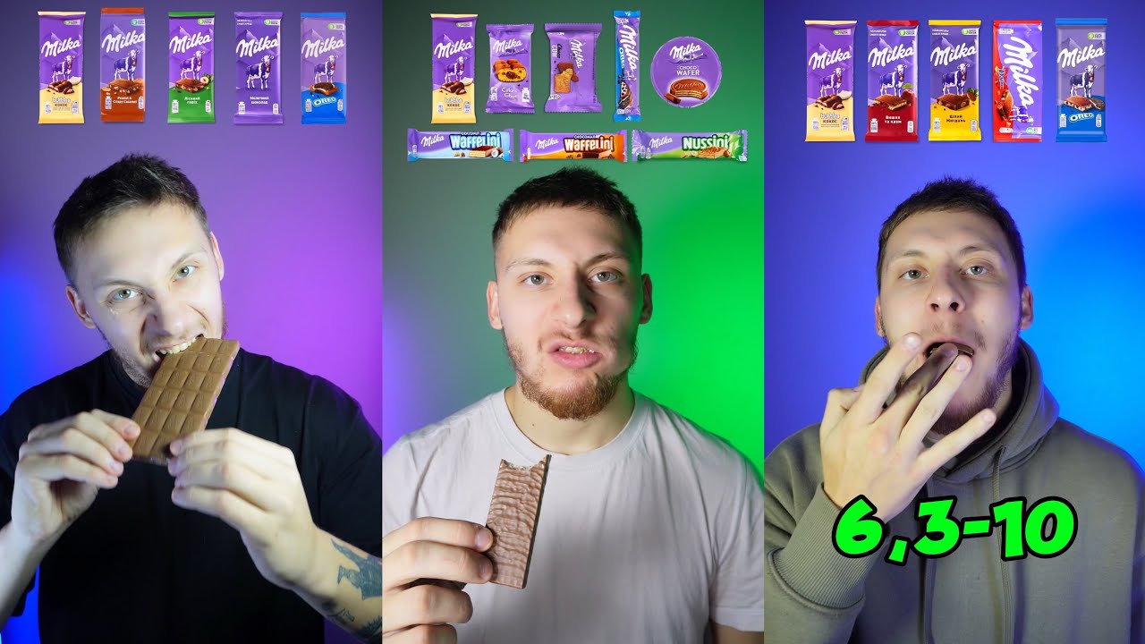 ASMR:MILKA mukbang chocolate.#2