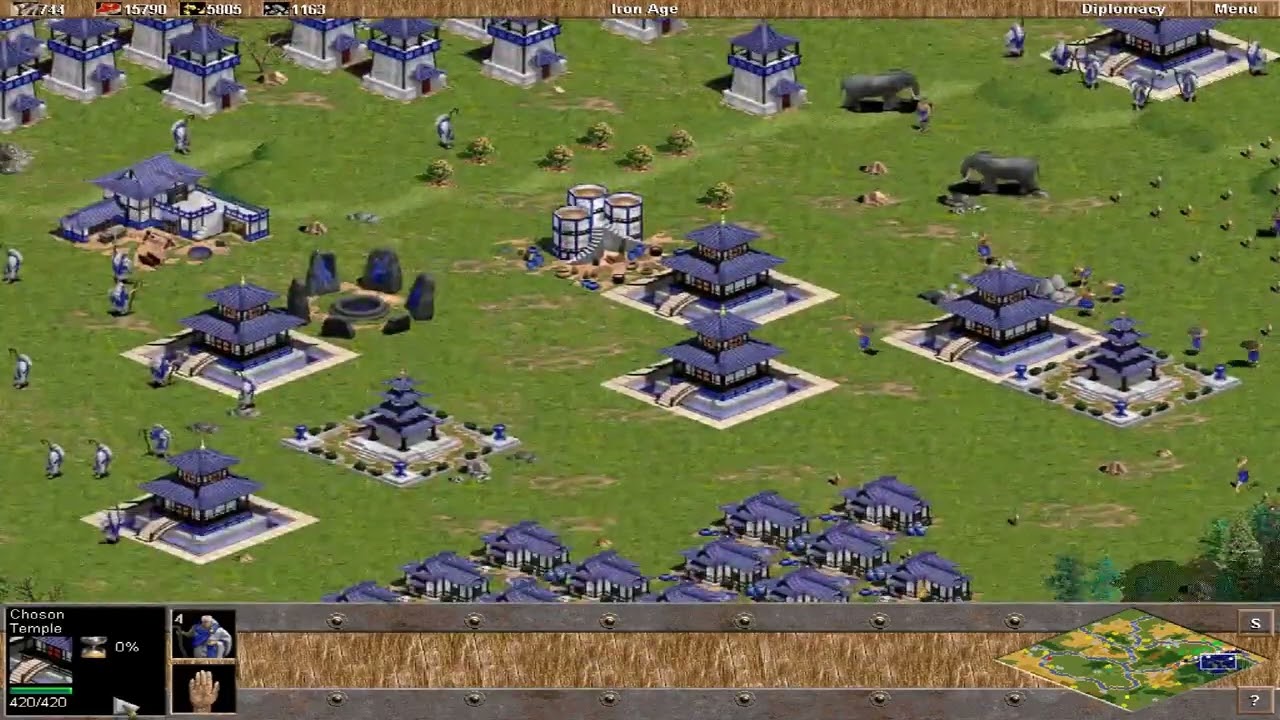DEATH MATCH HARDEST -  CHOSON VS 7 - AGE OF EMPIRES