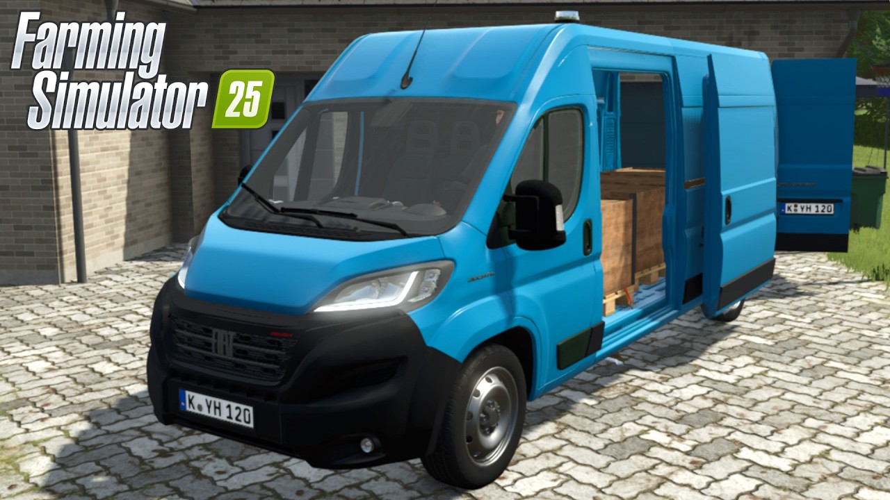 FS25 - 2023 Fiat Ducato MAXI - CAR MOD for Farming Simulator 2025 ROLEPLAY | FS25 GAMEPLAY