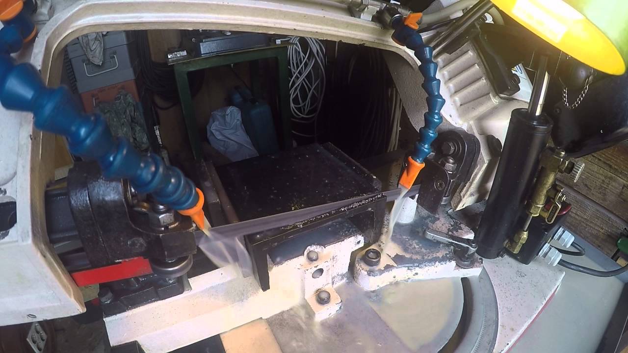 Optimum Opti S130 GH - Horizontal Metal Cutting Bandsaw Part 1 (GoPro)