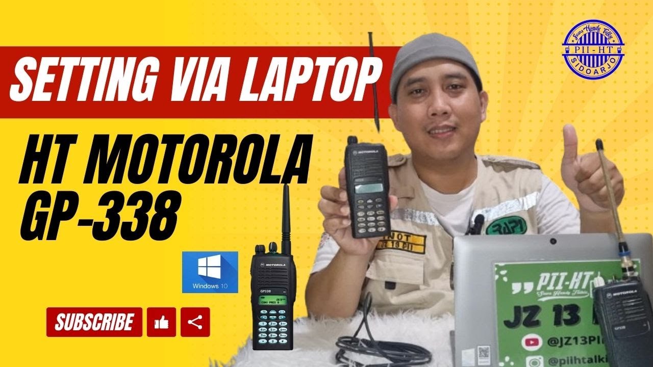 Cara Program/Setting HT Motorola GP-338 pada WIN 10