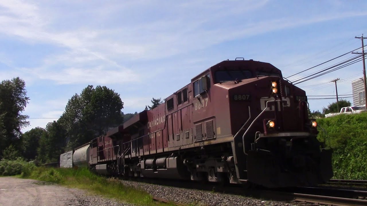 CP Freight Train 402 w/DPU at Hatzic, BC (June 5, 2016)