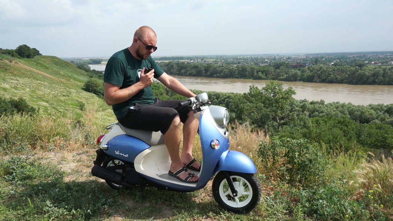 Один из лучших скутеров! Обзор на Yamaha Vino. Инжектор с водяным охлаждением 4T.