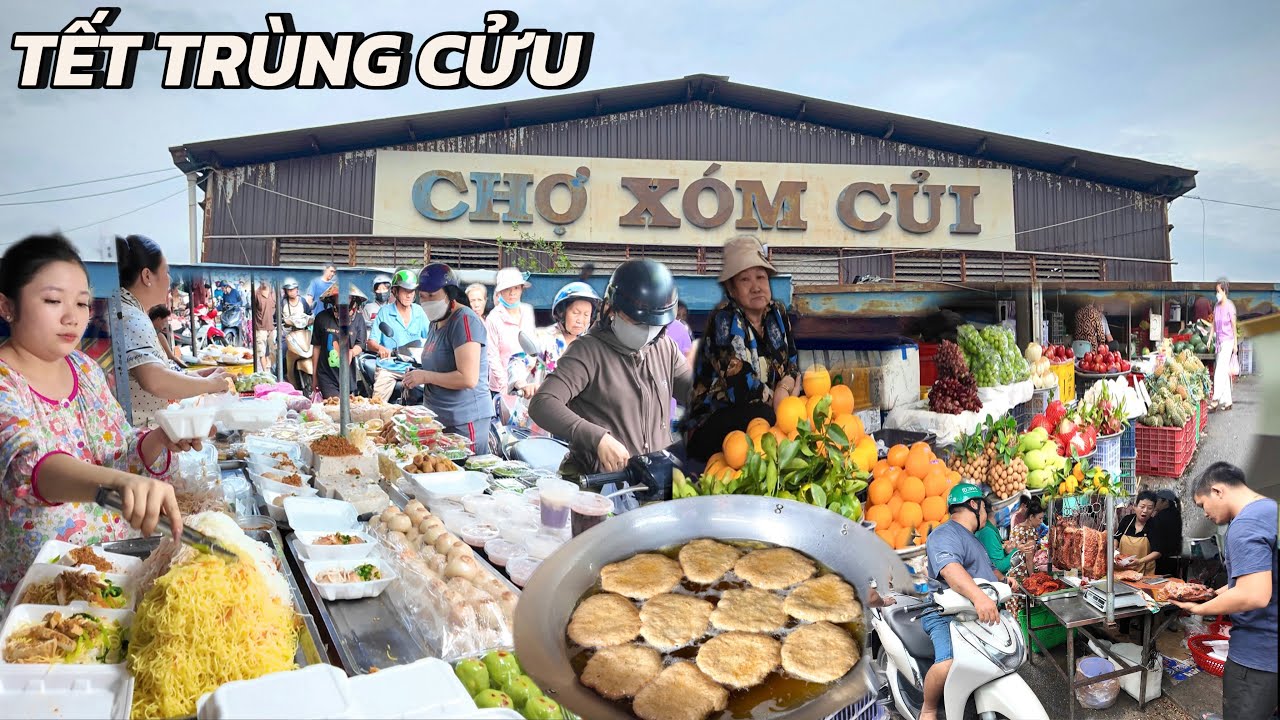 Bất Ngờ Chợ Xóm Củi Của Người Hoa Nhiều Món Người Hoa Ngon Vặt Lạ Tết Trùng Cửu | SaigonMarket