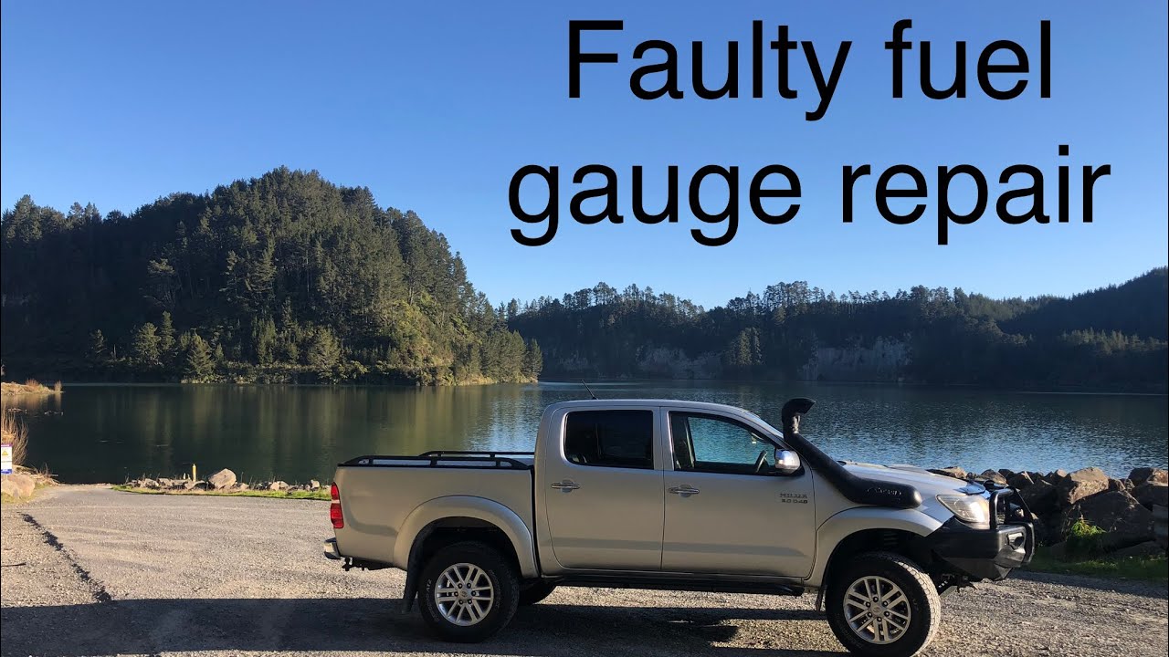 Toyota Hilux faulty fuel gauge repair