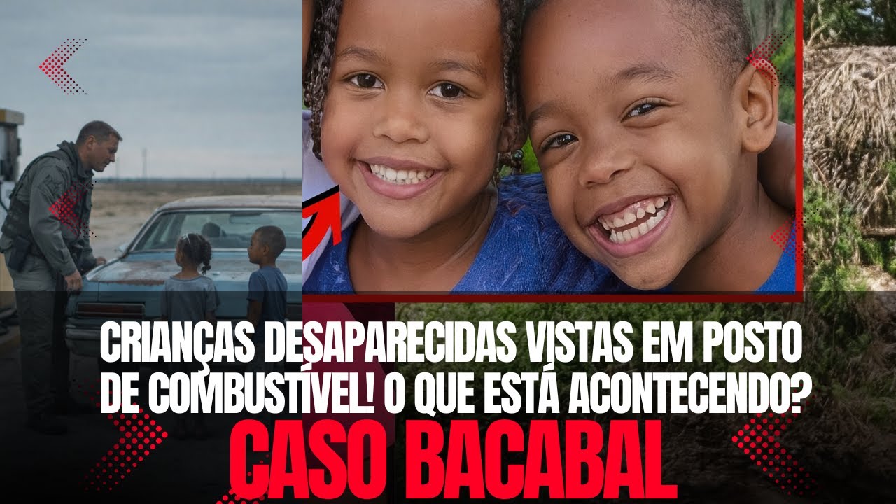 URGENTE Mulher Viu as 2 Crianças Desaparecidas no Posto de Combustível com um Homem Saindo da Cidade