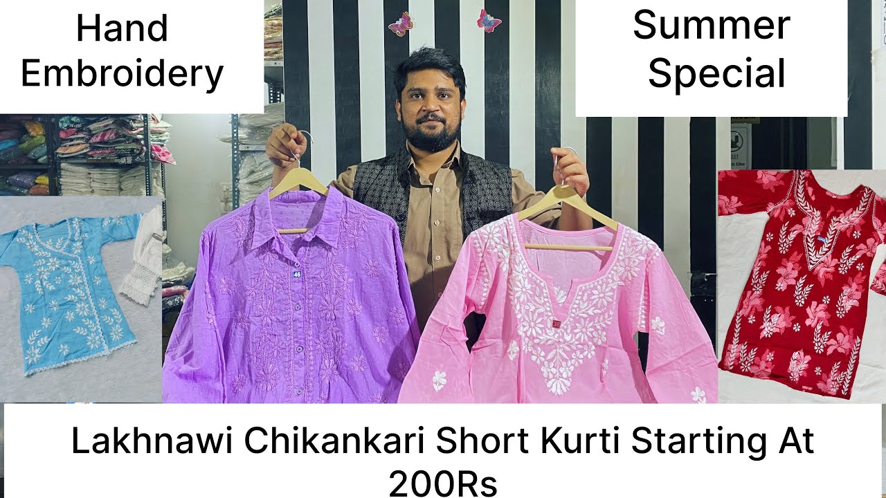Kurti Market in Delhi | Lucknowi Kurti / ShortTop/ Wholesale Market | Factory Rate Kurti #wholesale