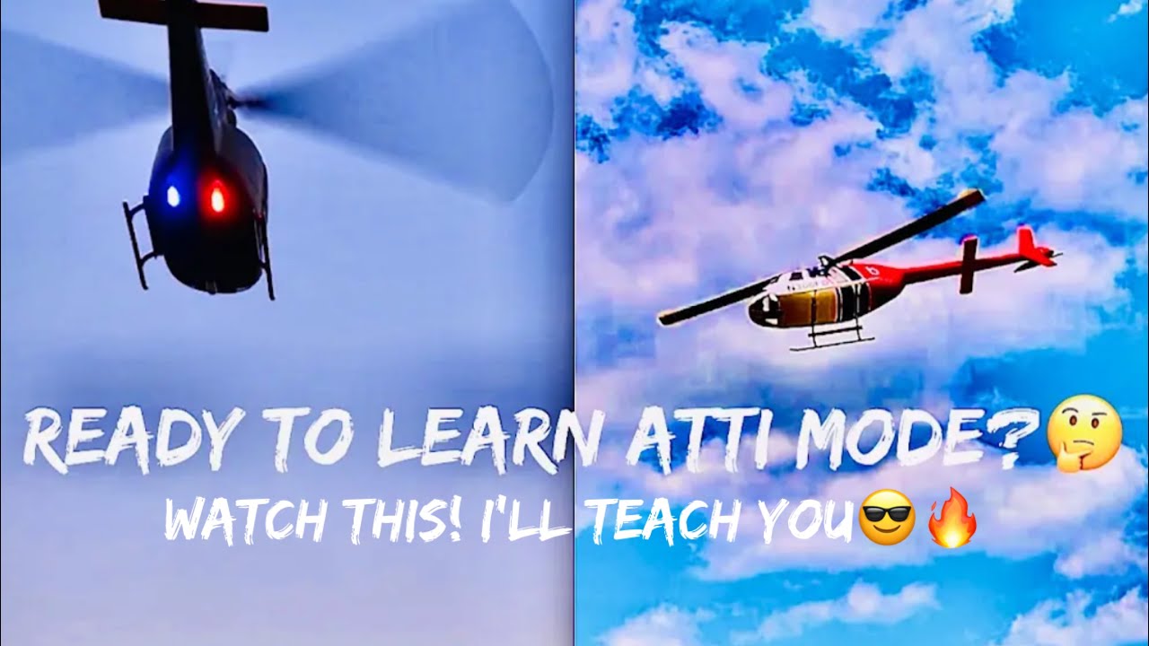 Ready To Learn How To Fly Your Flywing RC Heli In ATTI Mode? Watch This! I Will Teach You!😎🔥