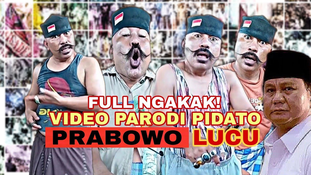 FULL NGAKAK! PARODI PIDATO PRABOWO LUCU
