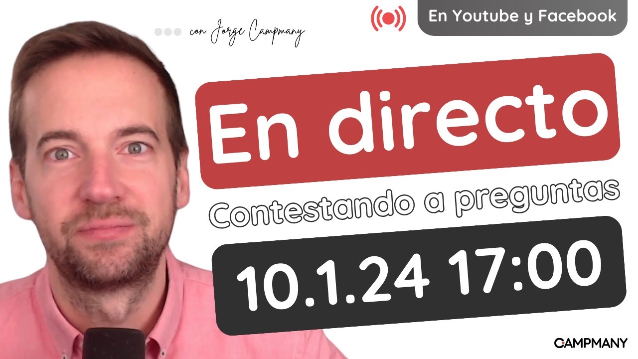 🔴 EN DIRECTO ¡Resuelve dudas laborales y de Seguridad Social con Jorge! 10/1/24 a las 17:00