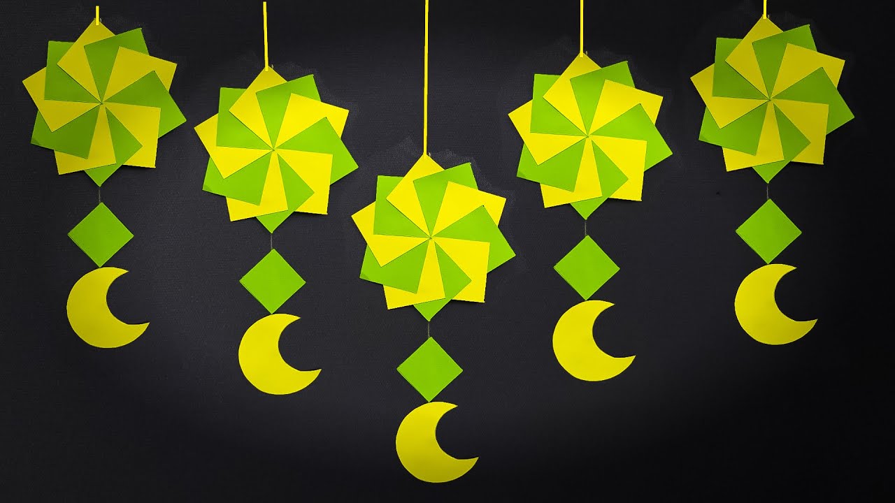 Ide kreatif hiasan ramadhan dari kertas yang unik dan sinpel