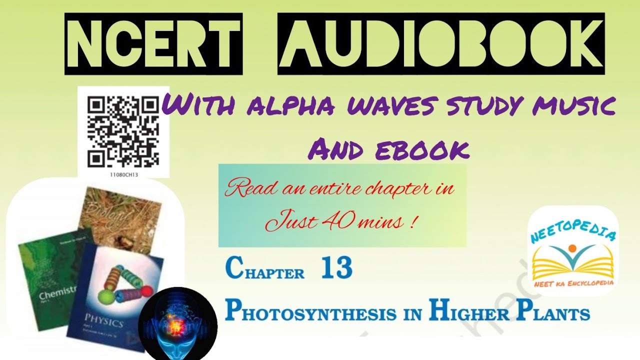 Photosynthesis | NCERT audiobook | Ebook+ Study music | Neetopedia