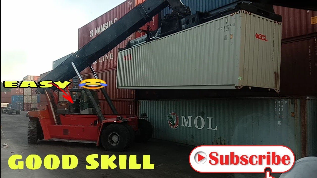 AMAZING kalmar operator loaded Handler...