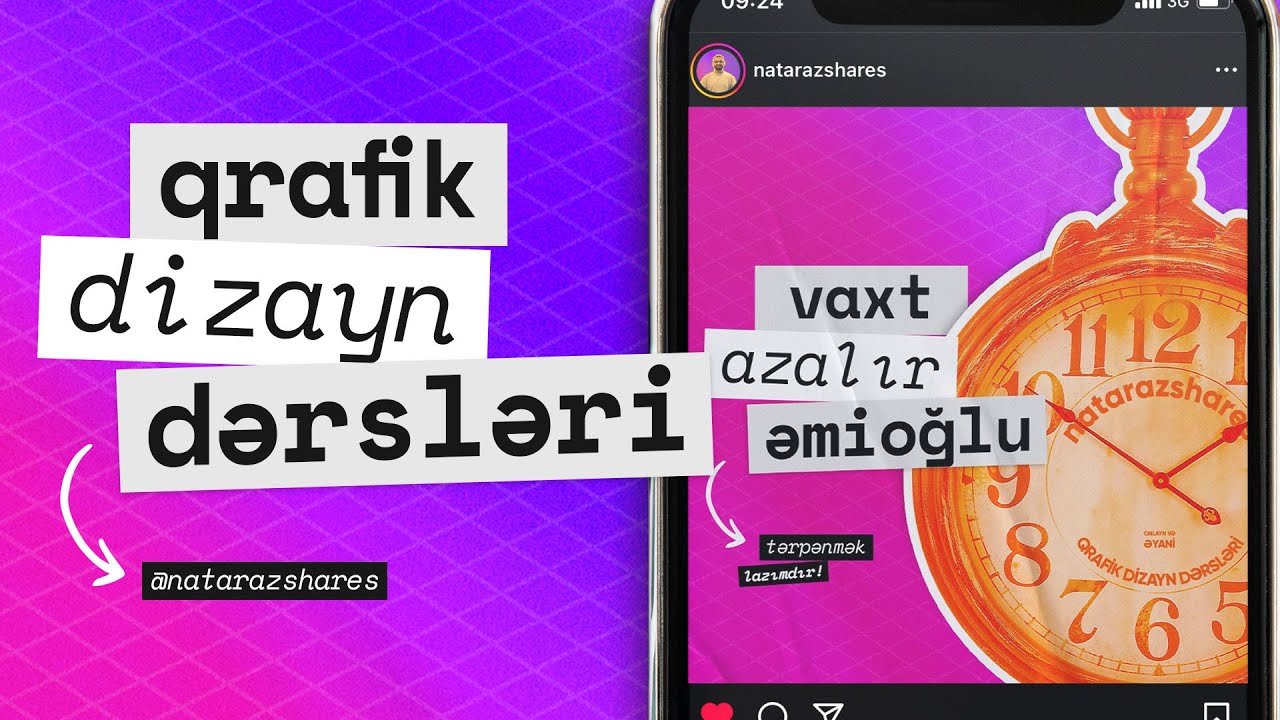 Qrafik dizayn dərsləri - poster dizaynı