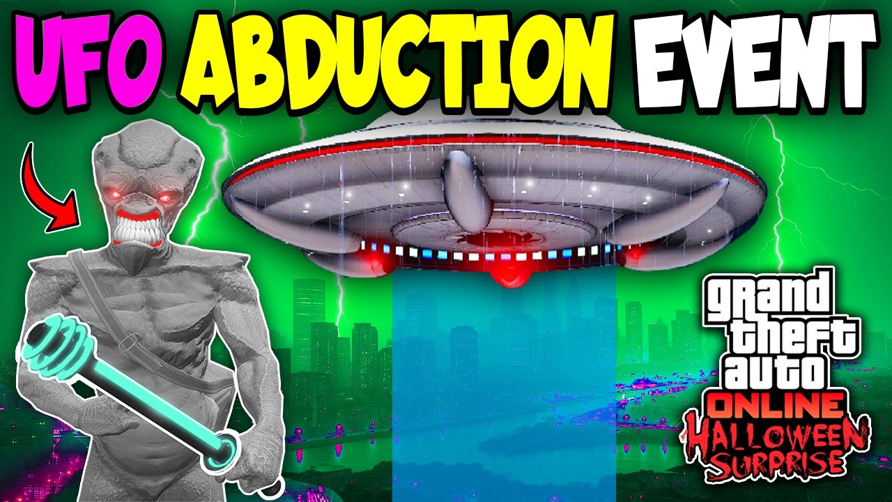 HOW TO GET ABDUCTED BY UFO & GET THE NEW GRAY ALIEN OUTFIT & WEAPON IN GTA ONLINE!