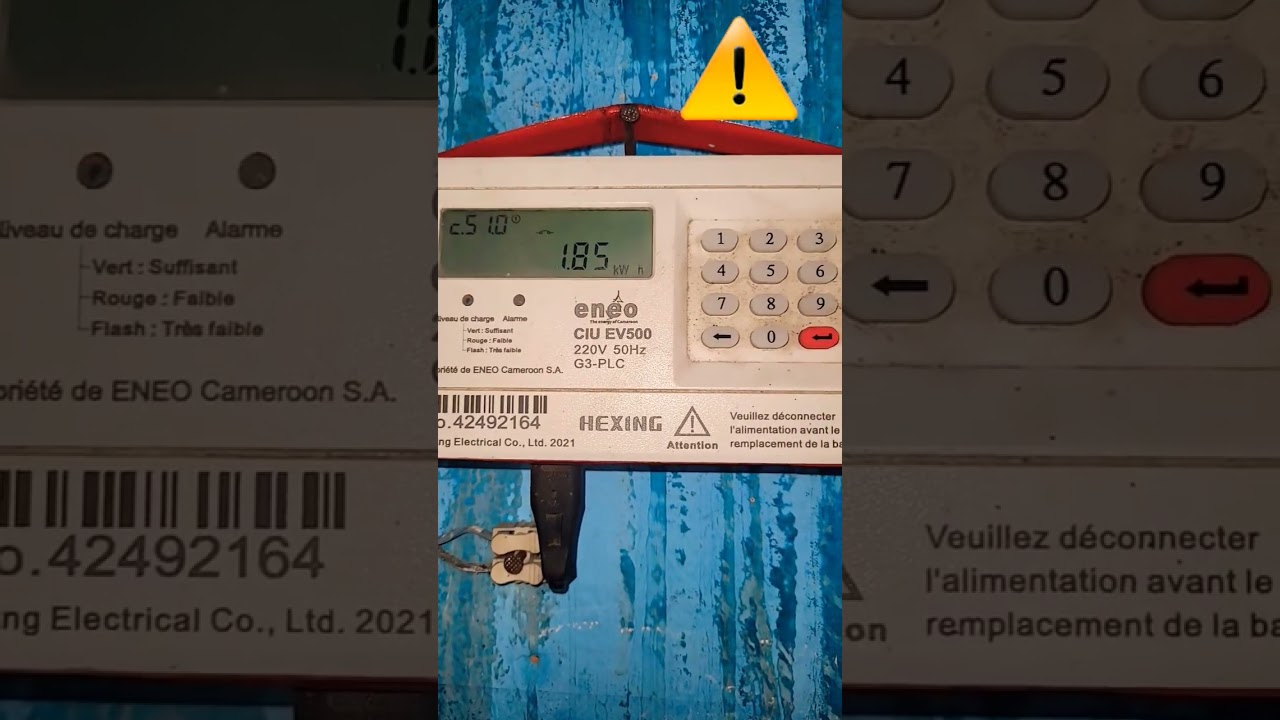 Comment Conna&icirc;tre le num&eacute;ro d'un Compteur &eacute;lectrique PR&Eacute;-PAY&Eacute;  #ENEO #edf