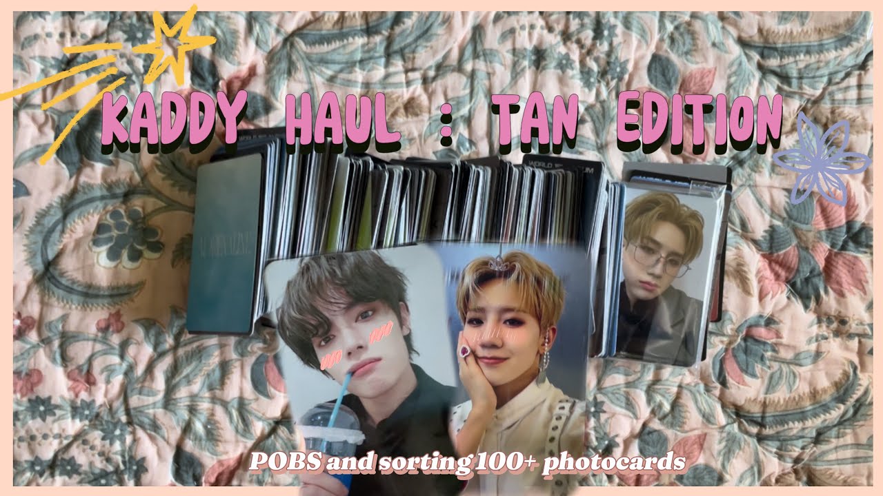 ✨ kaddy haul and sorting 100+ album pcs 🌸