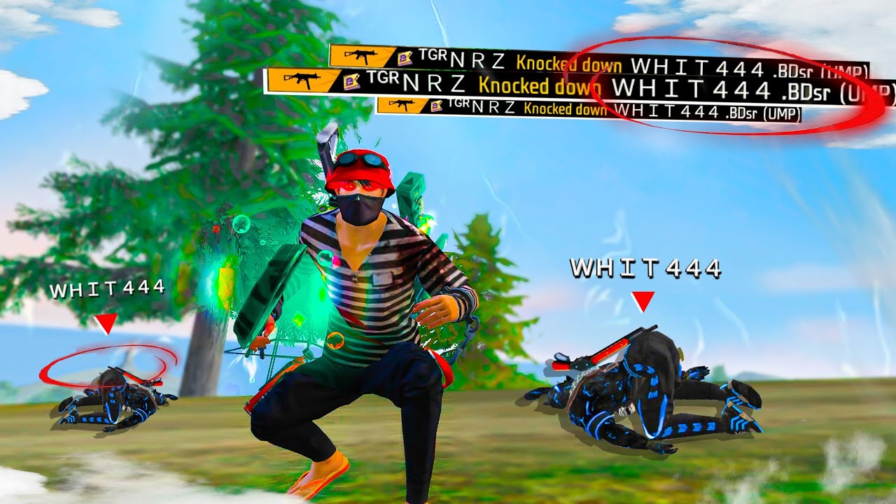White 444 Squad Vs NRZ 🤯 What Happened Next? 🤔 Free Fire