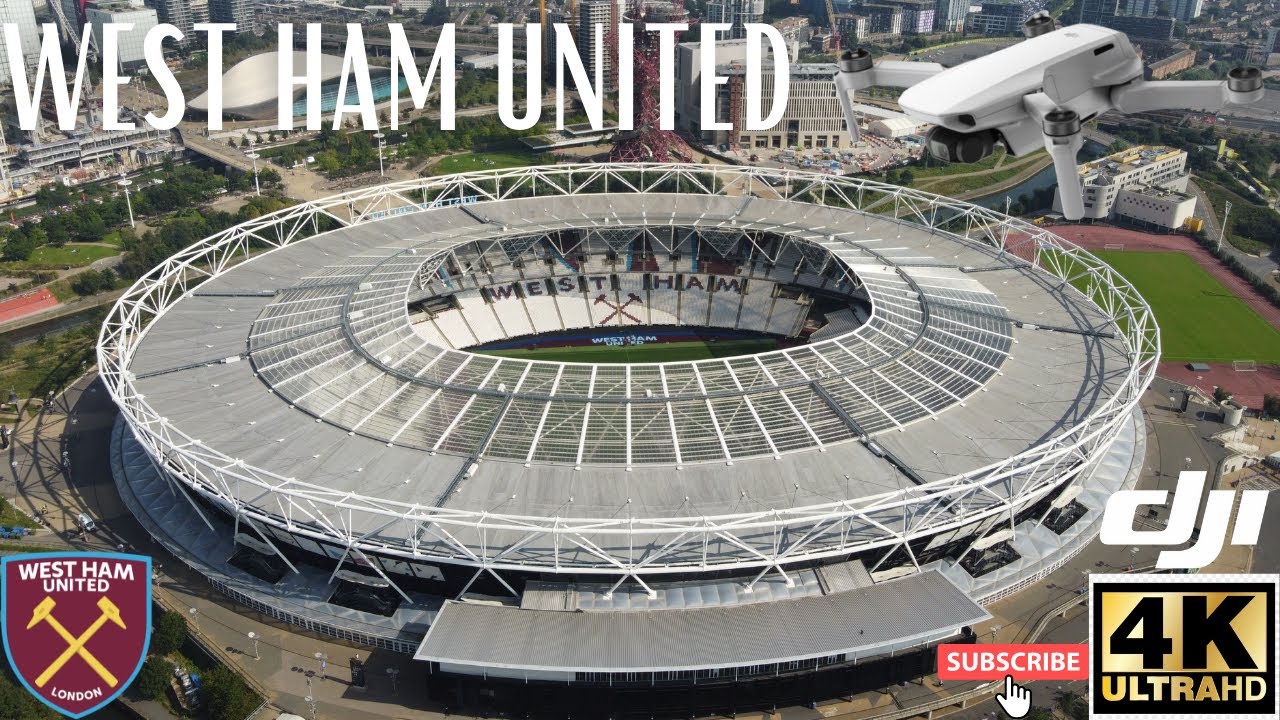 【4K】WEST HAM UNITED LONDON STADIUM 4K DRONE VIDEO TOUR