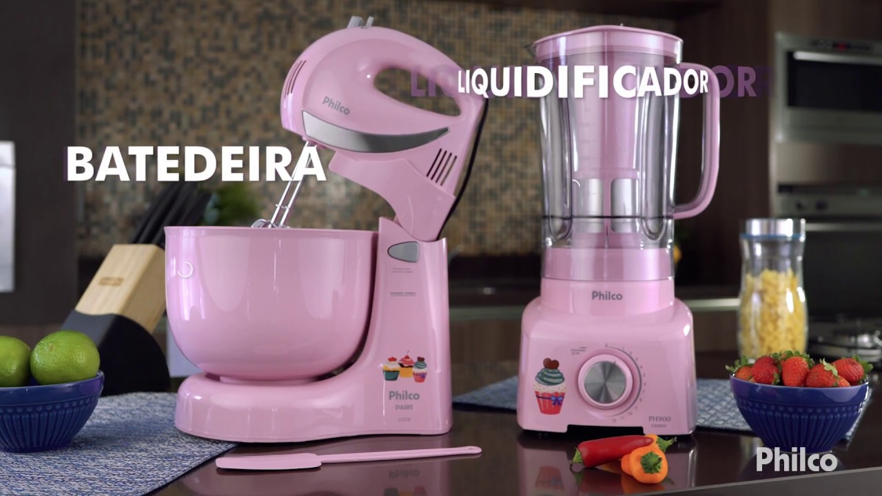 Batedeira Paris Candy e Liquidificador PH900 Candy | Philco