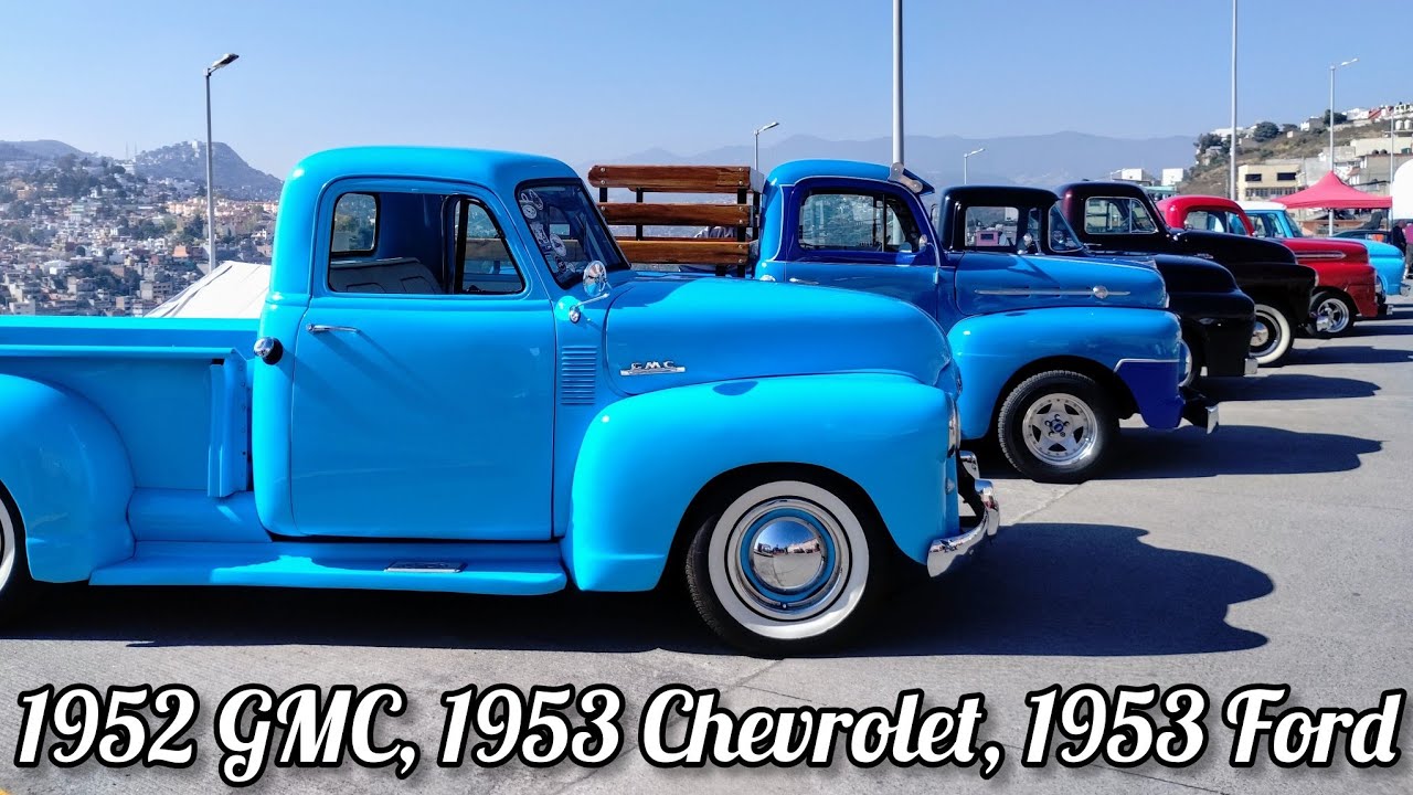 1952 GMC Pickup, 1956 Ford, 1953 Chevrolet, 1951 Ford, 1938 Ford, Excelentes Camionetas.