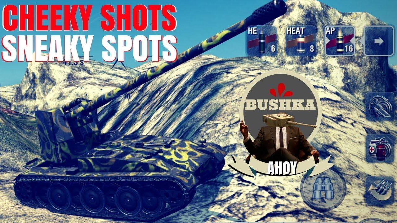 SNEAKY SPOTS AND CHEATY SHOTS World of tanks Blitz