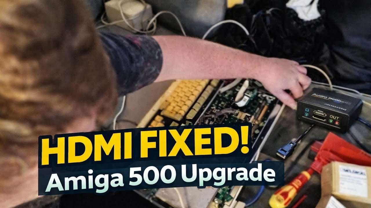 PiStorm Amiga 500 HDMI FIX! Framethrower + HDMI Audio Upgrade