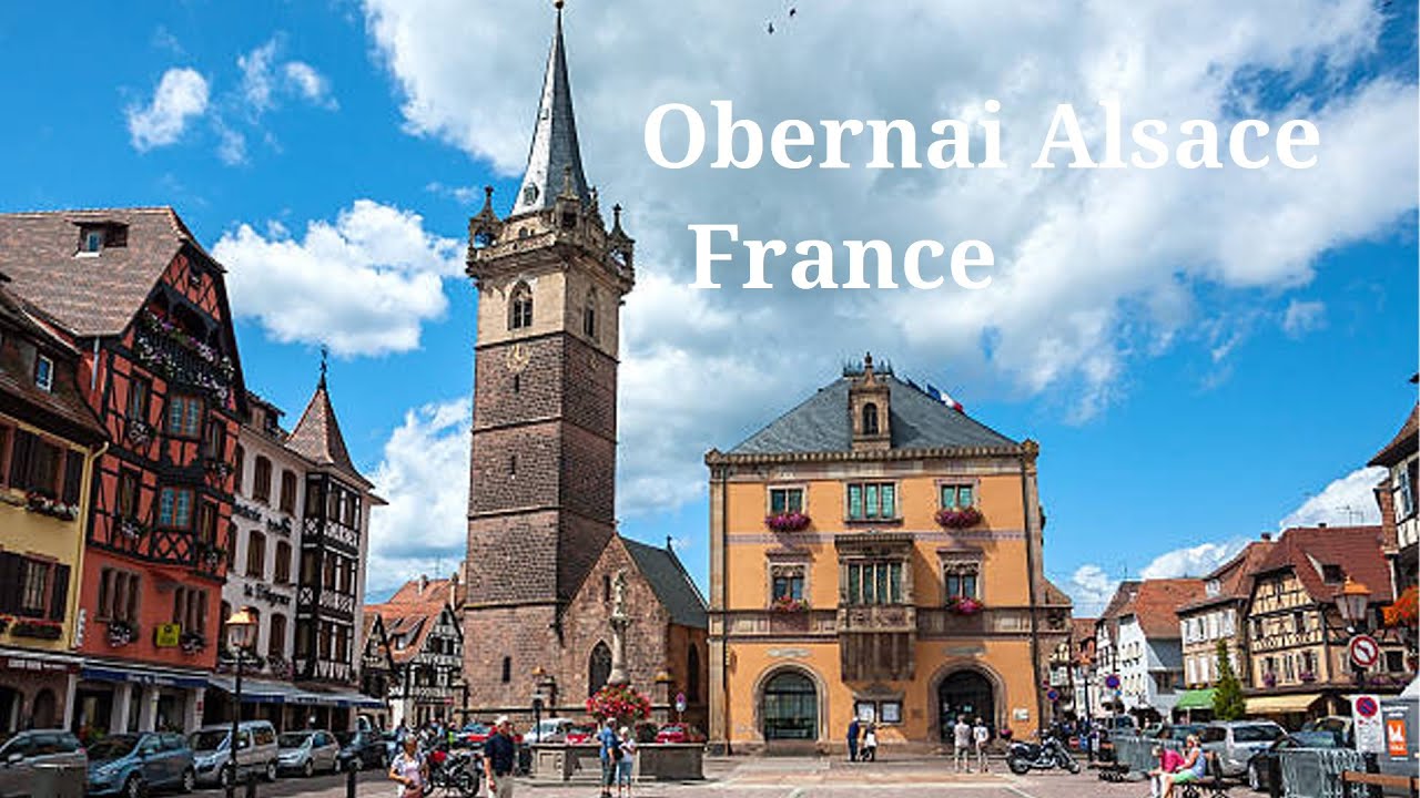 Obernai, Alsace, France 26.08.2025 The city with a very charming atmosphere.