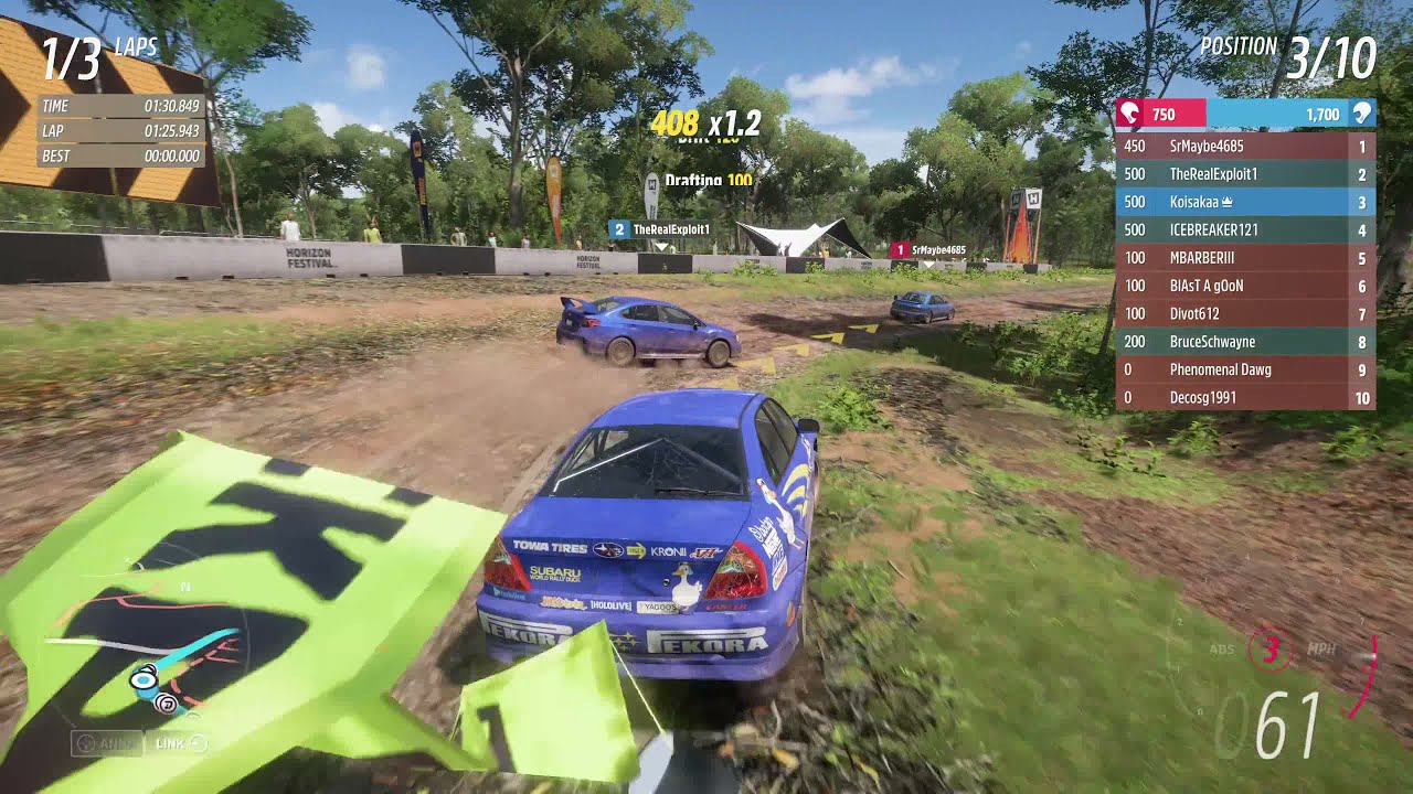 The Chaos! The Undercover Shubaru vs a Rammer Forza Horizon 5
