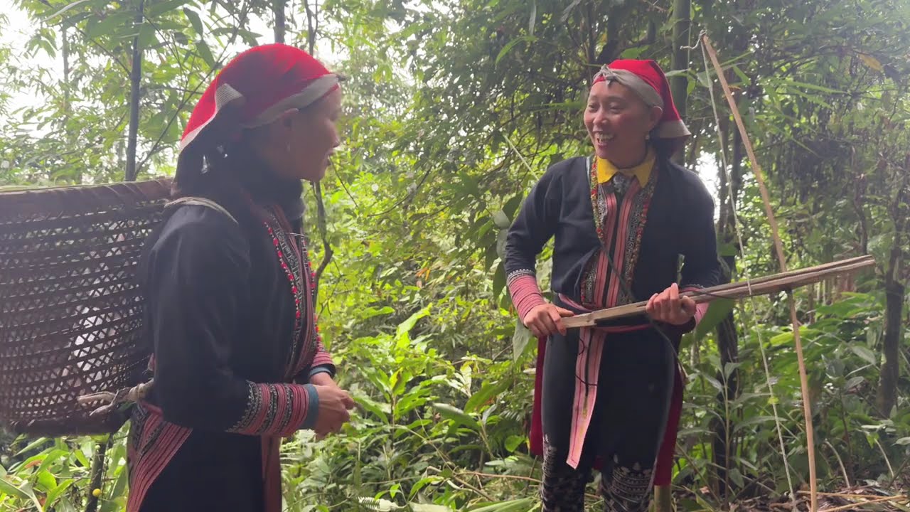 The two sisters are happy to go hunting for the end